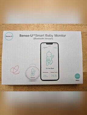 Sense-U Smart Baby Monitor (Bluetooth) - White with Teal Accents